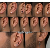 گوشواره مردانه برند SIX 